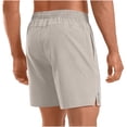 thumbnail image 5 of Dagugfen Shorts for Men Elastic Waist Drawstring Straight Leg Casual Athletic Shorts with Pockets Solid Color, 5 of 7
