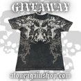 thumbnail image 3 of T-shirt Affliction Rouge des Années 90 Homme Américain Rétro Coton Col Rond Chemise Lavée Hip-Hop Couple Spéciaux d'Été Porter Goth T-Shirts, 3 of 5