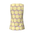 thumbnail image 6 of Goofa Yellow Lemon Slices Printed Womens Workout Tops for Women Sleeveless Yoga Shirts Athletic Running Tank Tops Sleeveless Gym Clothes Workout Apparel-Small, 6 of 9