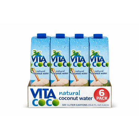 Vita Coco Natural Coconut Water 6 Pack 1 Liter Cartons Hydration Beverage Vita Coco Natural Coconut Water 6 Pack 1 Liter Cartons Hydration Beverage