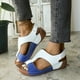 thumbnail image 1 of MKLEKYY Sandalias de Plataforma para Mujer, Sandalias de Moda para Primavera y Verano para Mujer, Con Suela Gruesa y Hebilla Floral, Estilo Casual., 1 of 3