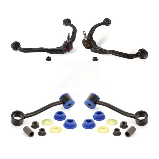 TOR Front Suspension Control Arm and Ball Joint Assembly Stabilizer Bar Link Kit for Car Jeep Liberty Dodge Nitro - Left Right Side (Driver Passenger) KTR-100022