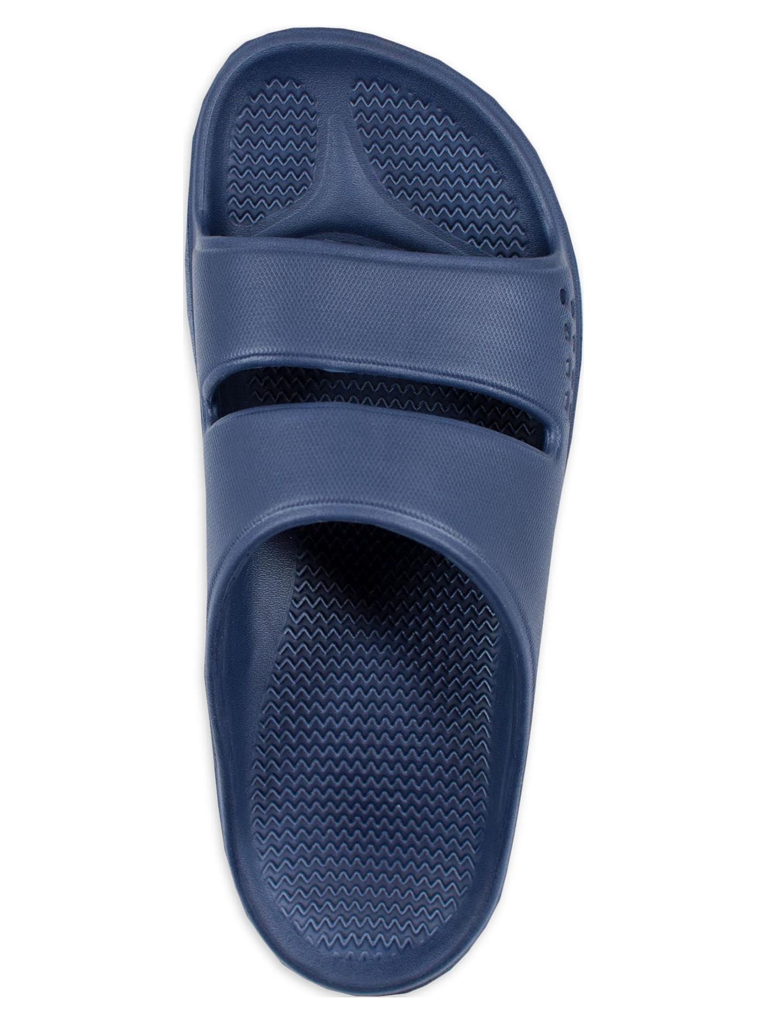 American Exchange Men's Adult Double Band Slide Sandal