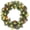 24 Inch - Green Pinecones White Lights, variant on Casafield 48" Fir Artificial Christmas Wreath Holiday Décor, 860 PVC Tips for Front Door, Window, or Mantel