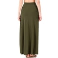 thumbnail image 3 of KOGMO Womens Casual Maxi Skirt with Waist Drawstring and Side Pockets (S-3X), 3 of 7