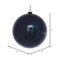 thumbnail image 2 of Vickerman 8" Midnight Blue Wood Grain Ball Ornament, 2 per Bag, 2 of 2