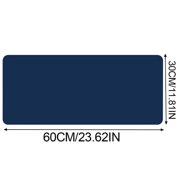 Clearance Under $4.39! 1PC PU Desk Pad, Waterproof Non-Slip Table Mat for Writing & Gaming, PU, for Home & Office, (One Size, Dark Blue)