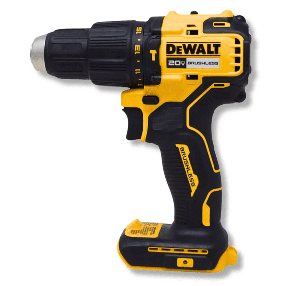 DEWALT 20V MAX Brushless 1/2 in Hammer Drill (DCD798B) – Compact Design, Integrated LED Work Light, Tool Only