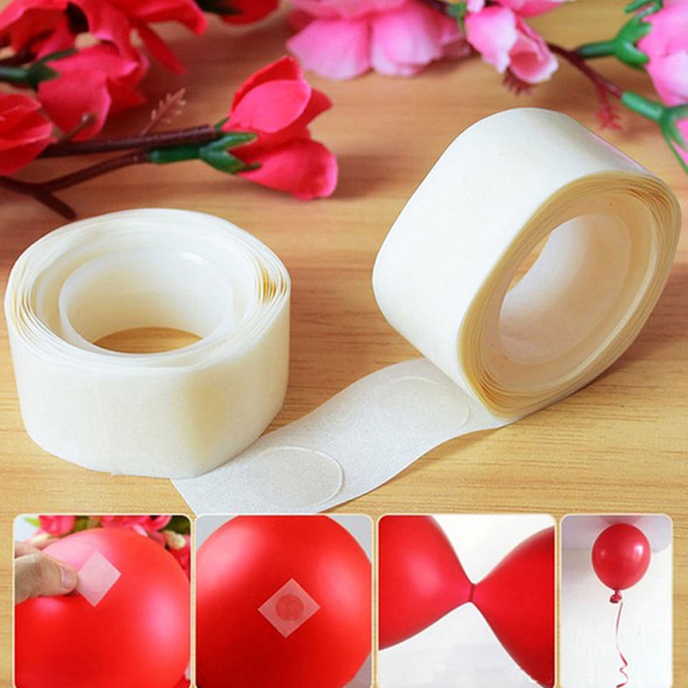 DIY 1/5 Roll 100 Glue Dots Stickers For Balloon Adhesive Wedding Party Decor 