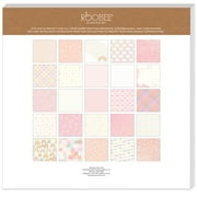 Roobee by Mara Mi Baby Girl Scrapbook Paper 12 x 12 - 24 lb/ 110 GSM, 50 sheets
