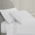 thumbnail image 5 of J. Queen New York  Majestic Embroidered Sheet Set Queen - White, 5 of 5