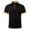 Black, variant on Mens Casual Polo Shirts Classic Short Sleeve Golf Shirt Fashion Button Cotton Top with Pocket