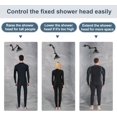 thumbnail image 5 of BRIGHT SHOWERS Brass Shower Arm Extender for Rain and Handheld Shower Head, 5 Inch Universal Shower Head Extension Arm, Height & Angle Adjustable, Oil-Rubbed Bronze 5 Inch Oil Rubbed Bronze, 5 of 7