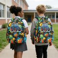 thumbnail image 3 of KUIFORTI Blue Tractor Backpack with Lunchbox Breathable Set 4 piece with Pencil Case Elementary Students School Bag for Students Elementary School Daily Use, 3 of 7