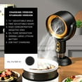 thumbnail image 1 of Edgergery Desktop Range Hood Portable High Suction Non Perforated Hot Pot Barbecue Camping Home Hanging, 1 of 2