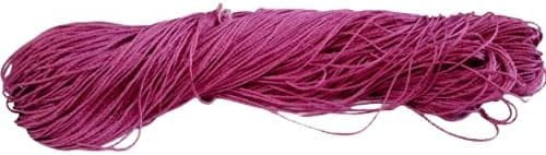 Knitsilk 3 Ply 100% Mulberry Silk Lace Weight Yarn | Perfect for Knitting & Crocheting and Weaving | Fine Quality Silk Yarn for Luxurious Creating Projects.(50Gm–260Yards, Pink) (Pack of 5)