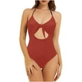 thumbnail image 2 of Women Bikini Print Strappy Back Set Swimsuits Plus Size Bathing Suits Tankinis Swimwear, 2 of 6