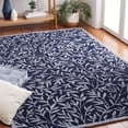 thumbnail image 2 of SAFAVIEH Jardin Zahara Floral Area Rug, Navy/Ivory, 6' x 6' Square, 2 of 8
