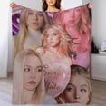 thumbnail image 5 of Sydney Sweeney Blanket Ultra Soft Flannel Fleece Blanket Stylish Bedroom Living Room Sofa Warm Blanket All Season Use 40"*50" （100 * 130cm）, 5 of 6
