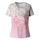 thumbnail image 4 of Blusa de manga corta con cuello en V informal para mujer a la moda, camisetas de verano Pompotops hkajfhjk462092, 4 of 5