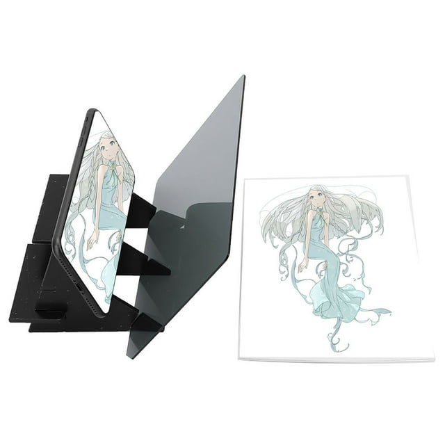 Loewten Tableau de Dessin Optique, Tableau de Croquis Optique, Projecteur de Dessin Optique, Matériau Plastique Durable pour Bureau Intérieur Tablettes