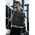 thumbnail image 2 of Backpack Men's 17.3 Inch Expandable Computer Bag Men's Multifunctional Backpack Large-Capacity Business Travel Business Bag,Black, 2 of 2
