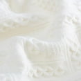 thumbnail image 6 of Luxury Cotton Fringed Towel Collection - Soft Wedding Gift Set with Pearl Embellishments - Thoughtful Bridal Shower Present, 6 of 6