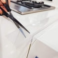 thumbnail image 4 of Silicone Stove Counter Gap Cover Kitchen Counter Gap Filler Transparent 25" Long Gap Filler Sealing Spills between Kitchen Appliances Washing Machine and Stovetop, Set of 2 (Transparent), 4 of 6