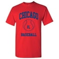 thumbnail image 3 of Chicago Classic Baseball Arch Basic Cotton T-Shirt - 3X-Large - Red, 3 of 6