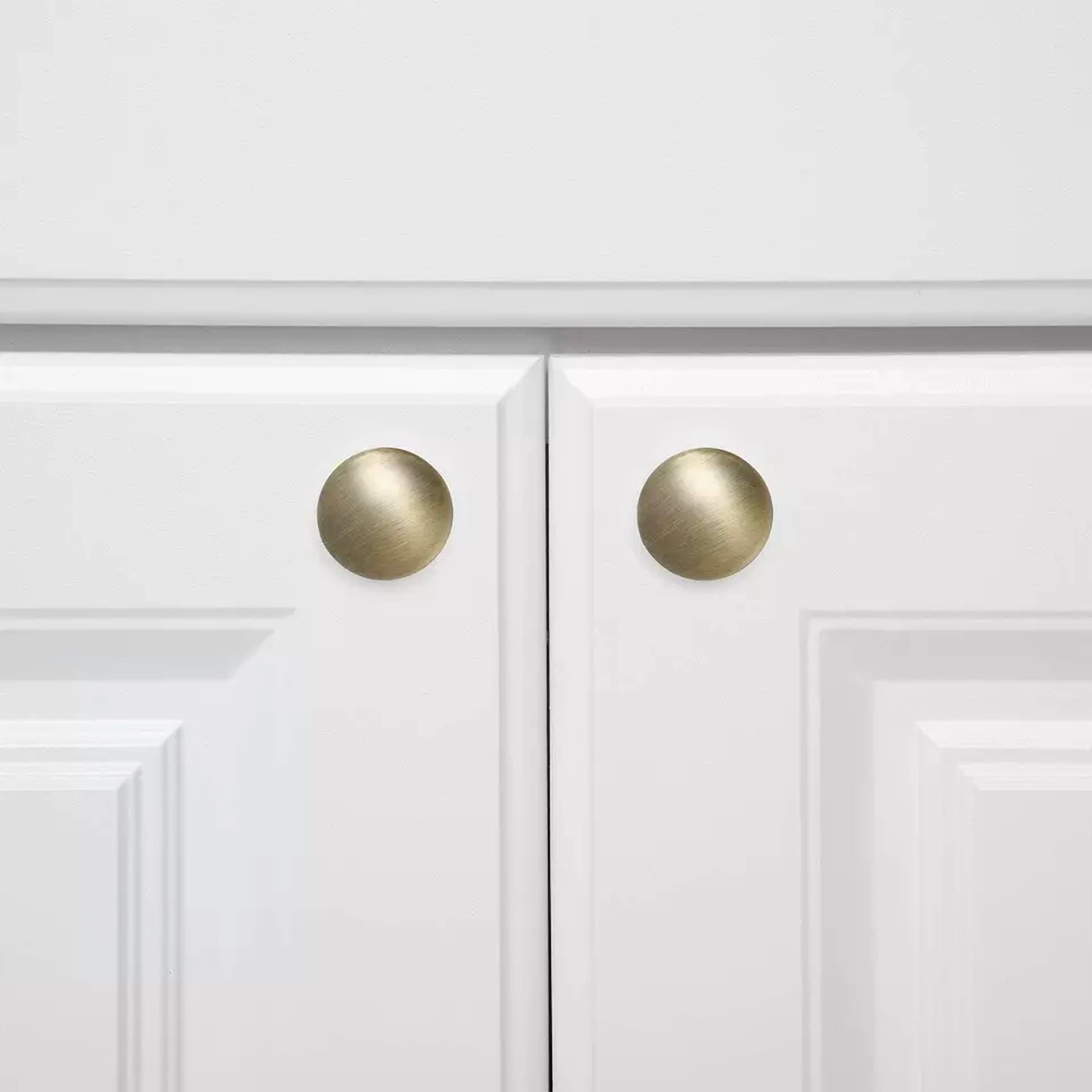 Antique Brass Cabinet Knobs Door Drawer Pulls Handles Kitchen Hardware 10 Pack