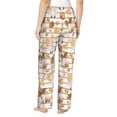 thumbnail image 3 of Uemuo Cute Bee Gnome2 Pattern Women's Wide Leg Palazzo Lounge Pants with Pockets Light Weight Loose Comfy Casual Pajama Pants-Large, 3 of 9