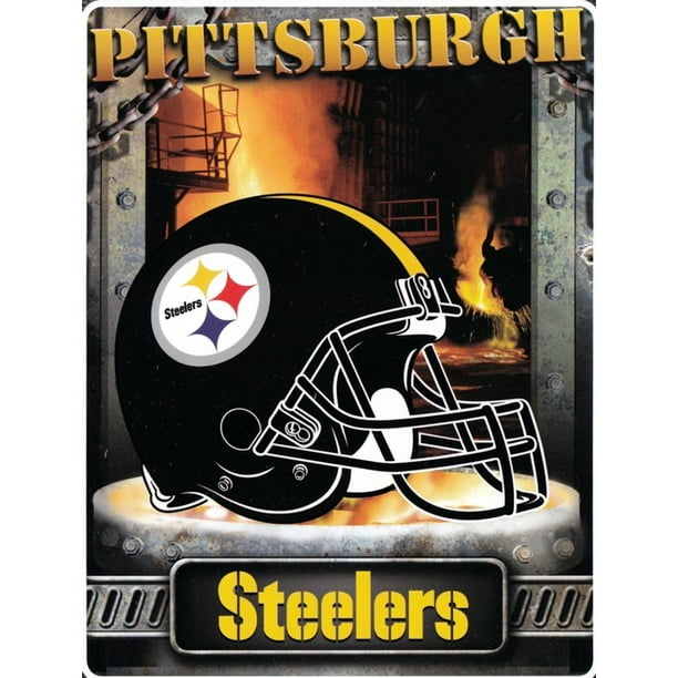 Pittsburgh Football Steelers NFL Aggression Raschel Plush ...