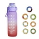 thumbnail image 1 of Botella de perfume de 1 litro, juego de botella de agua actualizada con 7 cápsulas, pajita para beber, sin azúcar, botella de agua para exteriores gratis, 1 of 3