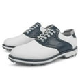 thumbnail image 2 of UOFEIY Men's Golf Shoes Professional Spikeless Male Business Brock Oxford Shoes, 2 of 10