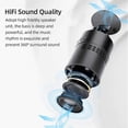 thumbnail image 4 of 2-in-1 Portable BT Speaker Headphone BT5.1 Chip Slide Cover Design Sensitive Touch Operation Long Endurance Time Black, 4 of 5