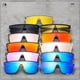 thumbnail image 2 of Gafas de sol coloridas, modernas y populares, antiultravioleta, antideslumbrantes, para adelgazar la cara, modernas para hombres y mujeres, 2 of 6