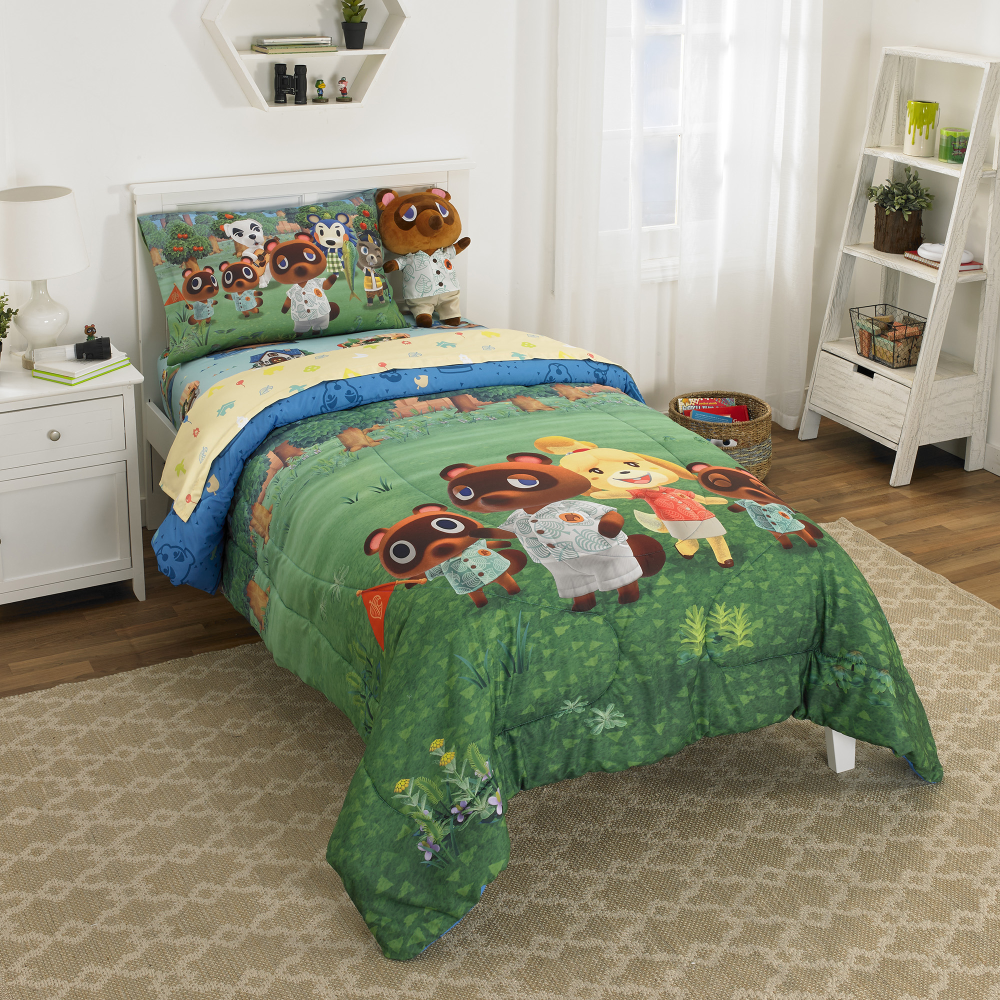 Animal Crossing Kids Silky Soft Plush Throw Blanket, 40 x 50, Gaming Bedding, Green - image 5 of 6
