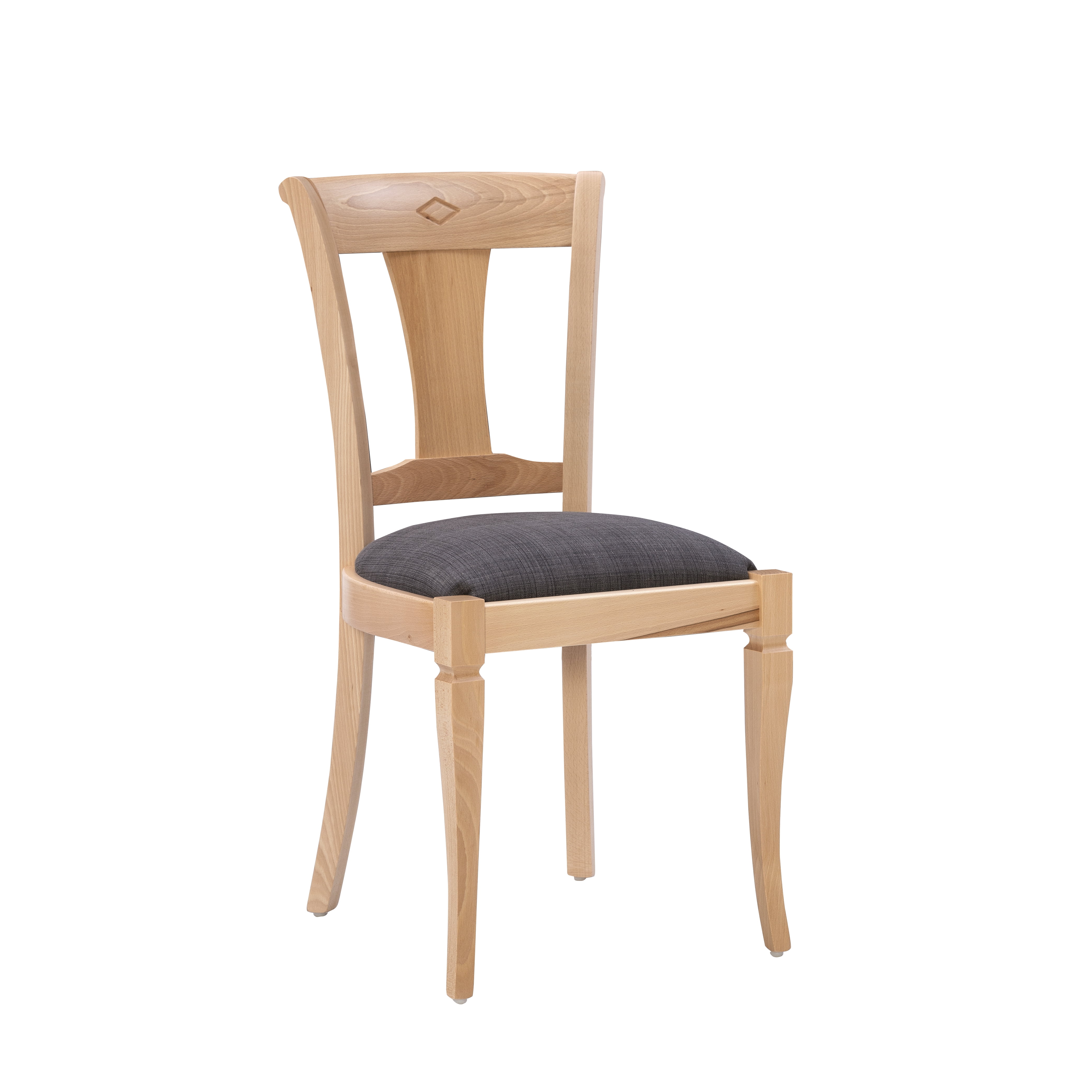 Linon Heaton Dining Side Chair, Set of 2, Natural