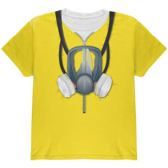 Lab Cooker Hazmat Suit Costume All Over Youth T Shirt Multi YXL