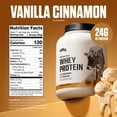 thumbnail image 4 of Levels Grass Fed Whey Protein Powder, No Artificials, 24G of Protein, Vanilla Cinnamon, 5LB, 4 of 10