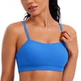 thumbnail image 1 of Sostén CRZ YOGA Butterluxe sin varillas con relleno y escote cuadrado azul M, 1 of 4