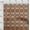 Dark Brown, variant on oneOone Cotton Poplin Fabric Geometric Flame Stitch Print Fabric BTY 42 Inch Wide