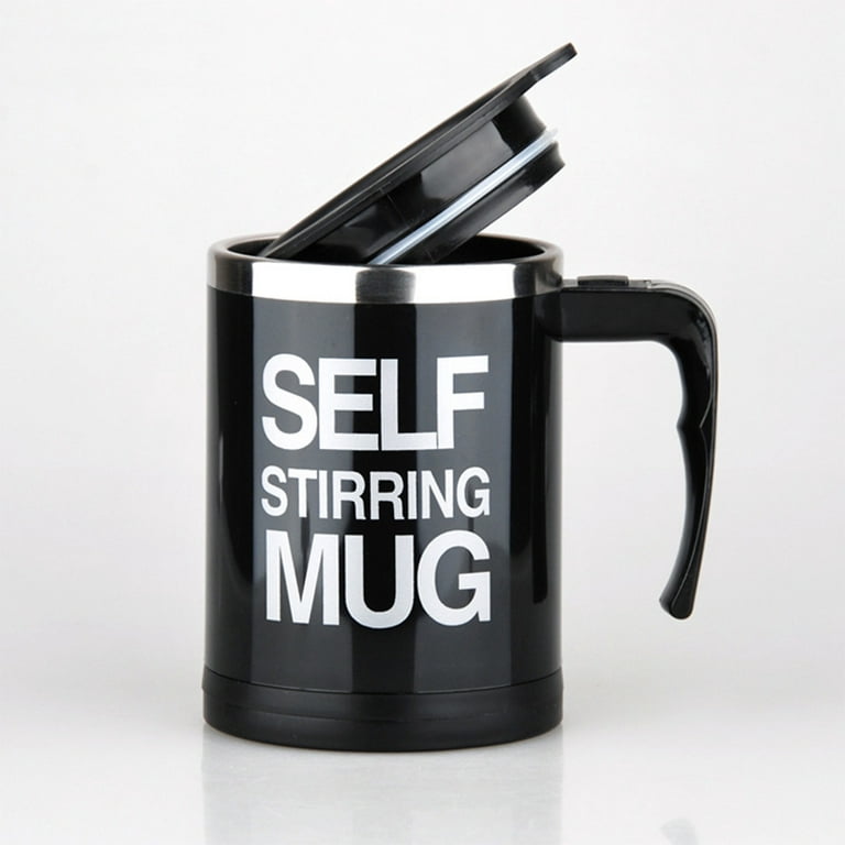 400ml Self Stirring Coffee Mug Cup Funny Electric Stainless Steel