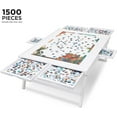 thumbnail image 5 of JUMBL 1500-Piece Wooden Jigsaw Puzzle Table, 27" x 35", 5 of 9