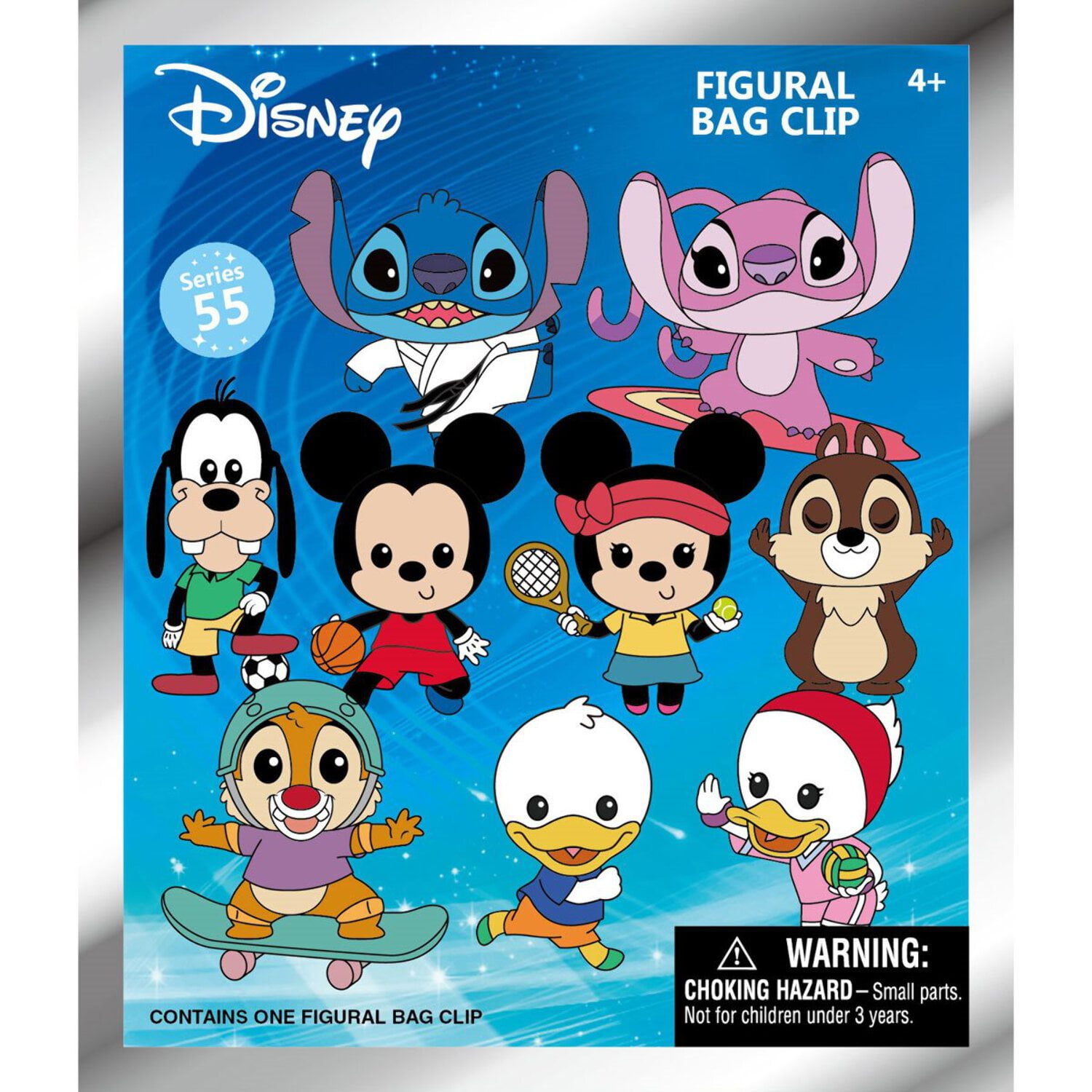 3D Figural Keyring Disney Series 55 Sports Mystery Pack (1 RANDOM
