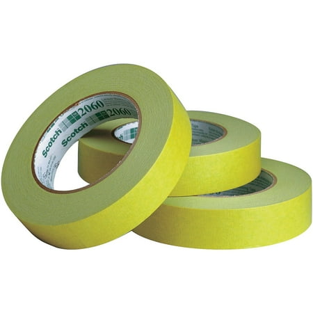 UPC: 0848109021270 | Scotch T935206012PK 1 in. x 60 yards 2060 Masking Tape Green – Pack of 12