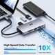 thumbnail image 4 of Hub USB C Selore 9 en 1 con 3 puertos USB HDMI RJ45 100W PD, 4 of 7