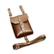 thumbnail image 3 of Bolsa de cinturón medieval, accesorio de disfraz, bolso Steampunk portátil de cuero de PU Marrón, 3 of 9