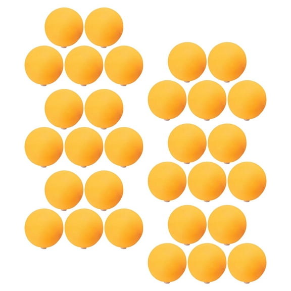 OUNONA 30 Pcs Small Plastic Balls for Games Hard Disk Cable Computer Orange