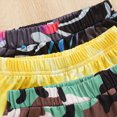 thumbnail image 5 of TOWED22 Toddler Kid Girl Outfits Clothes Cute Cartoon Short Sleeve T-Shirt Top + Summer Short Sets Girl Clothes 6pcs(Yellow,12-18 M), 5 of 9